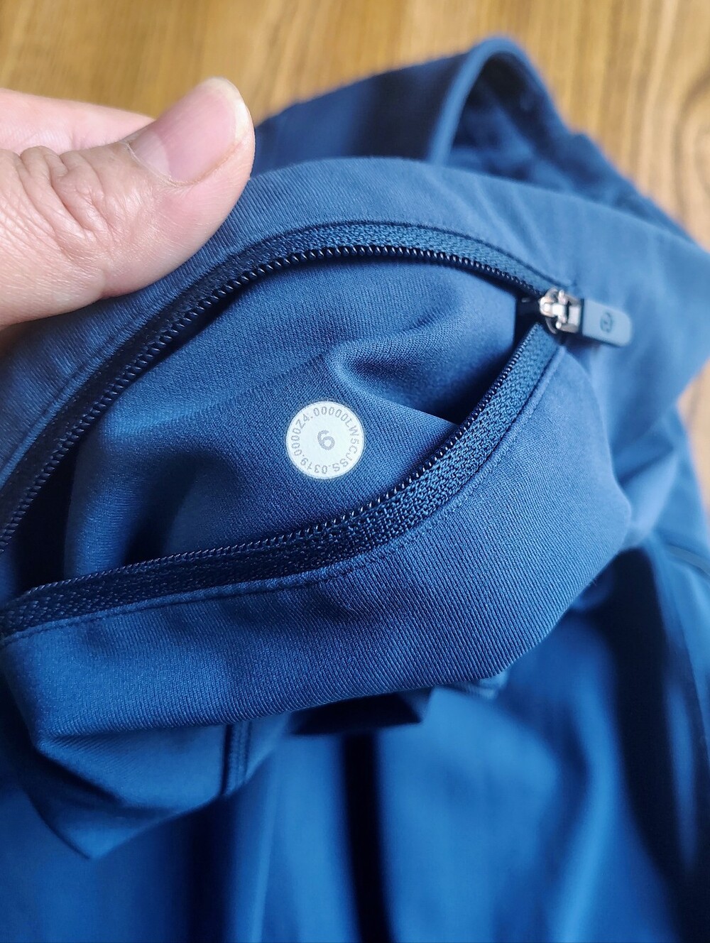 Lululemon Speed Up Tight Warp Tech Fleece Activewear High-Rise Mineral Blue sz 6 - Picture 7 of 16